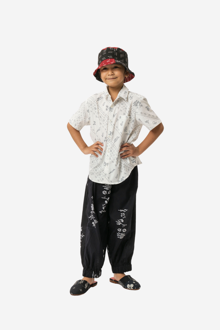 "Sejauh Mata Memandang X Dian Sastrowardoyo" "Tumbuh" Acak - Kids Kerut Pants