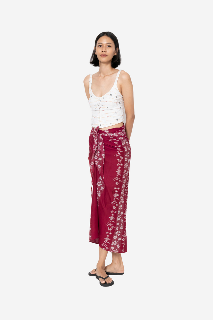 "Sejauh Mata Memandang X Dian Sastrowardoyo" "Tumbuh" Jeda - Wrap Skirt