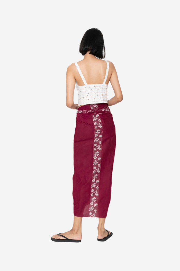 "Sejauh Mata Memandang X Dian Sastrowardoyo" "Tumbuh" Jeda - Wrap Skirt