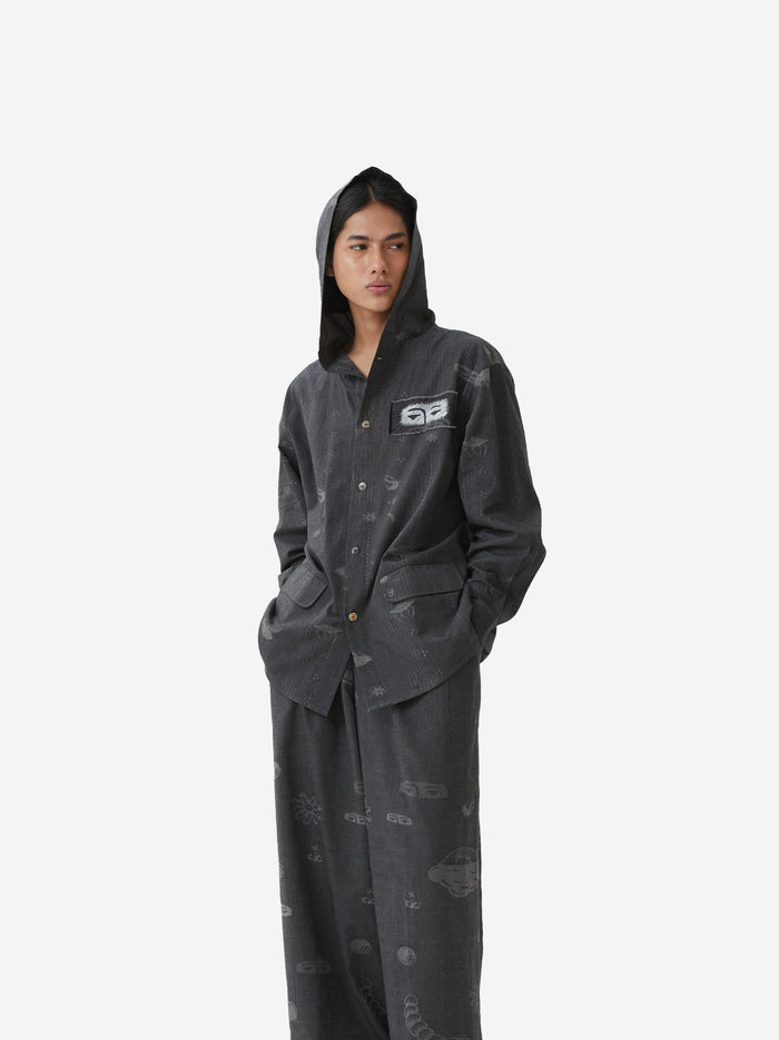 "Sejauh Mata Memandang X Eko Nugroho" - UFO Hooded Jacket