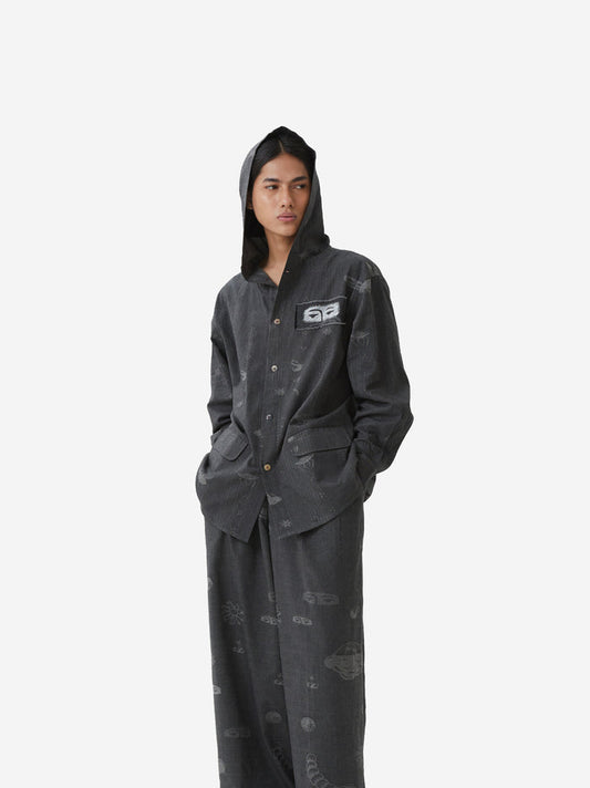 "Sejauh Mata Memandang X Eko Nugroho" - UFO Hooded Jacket