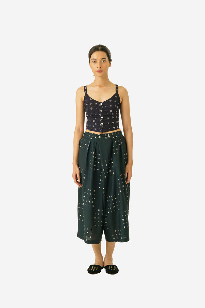 "Sejauh Mata Memandang X Tulus" - “Monokrom” - Woman's Two Buttons Midi Pants