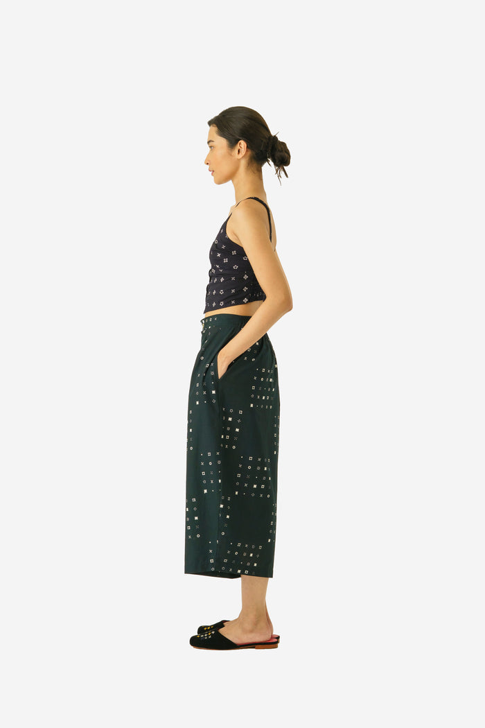 "Sejauh Mata Memandang X Tulus" - “Monokrom” - Woman's Two Buttons Midi Pants