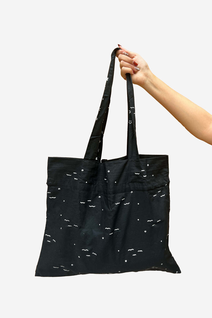 "Sejauh Mata Memandang X Tulus" “Monokrom ” - Drawstring Bag