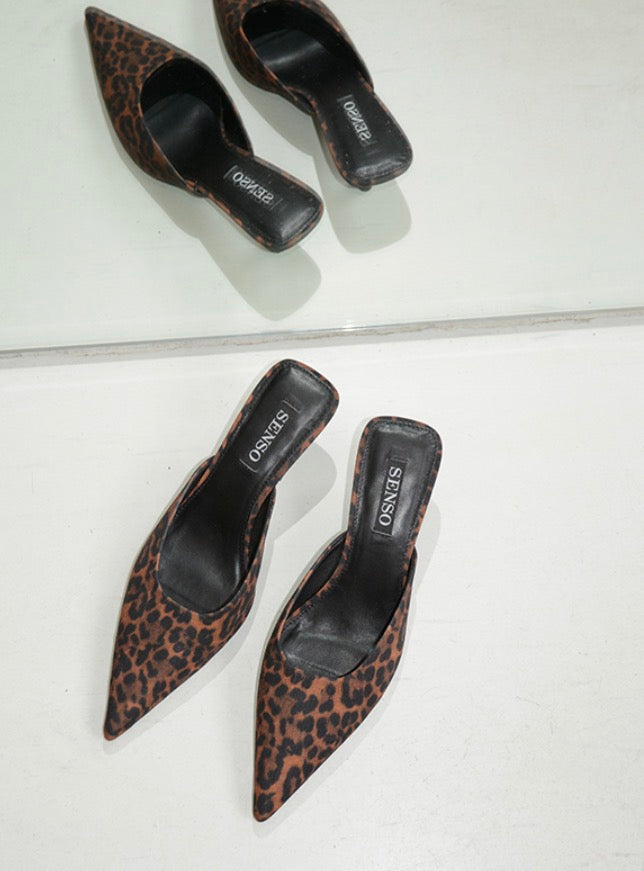 Senso Tabatha Leopard Mules