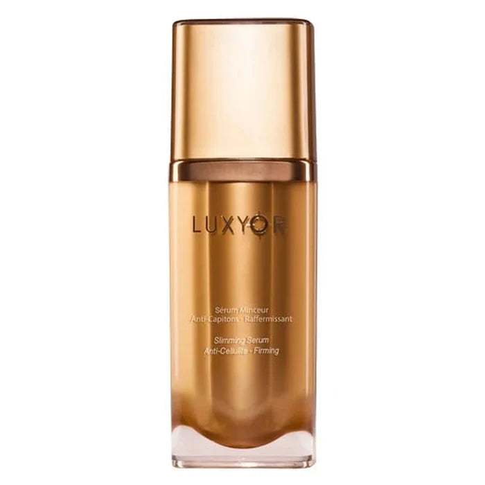 Sérum minceur anti-capitons raffermissant Luxyor 120 ml flacon doré soin corps fermeté