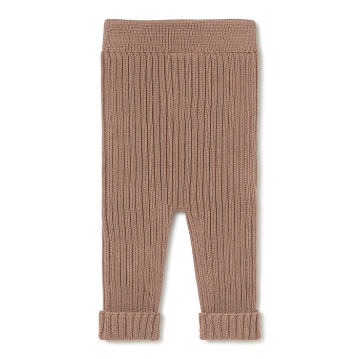 set knit knit cardigan and leggings with bonnet and socks - bloom