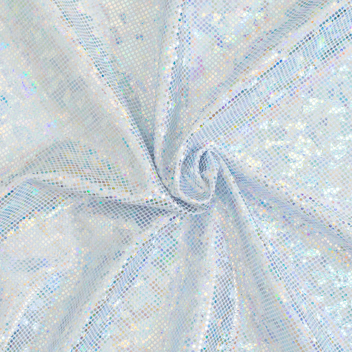 Shatter Glass Hologram  4 Way Stretch Nylon Spandex Fabric| Spandex Palace - Fashion Fabrics LLC