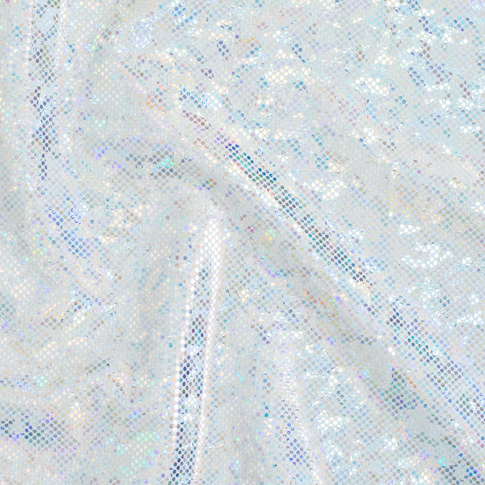 Shatter Glass Hologram  4 Way Stretch Nylon Spandex Fabric| Spandex Palace - Fashion Fabrics LLC