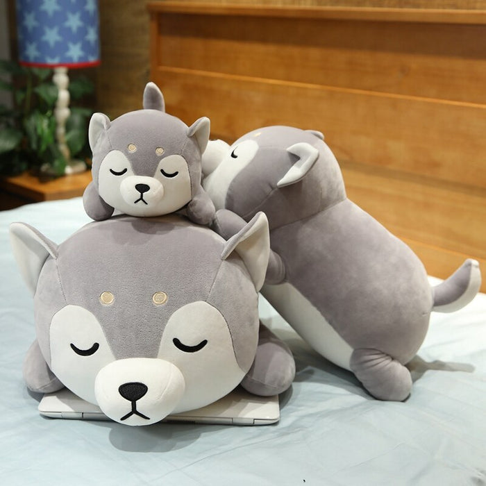 Shiba Inu Cartoon Pillow