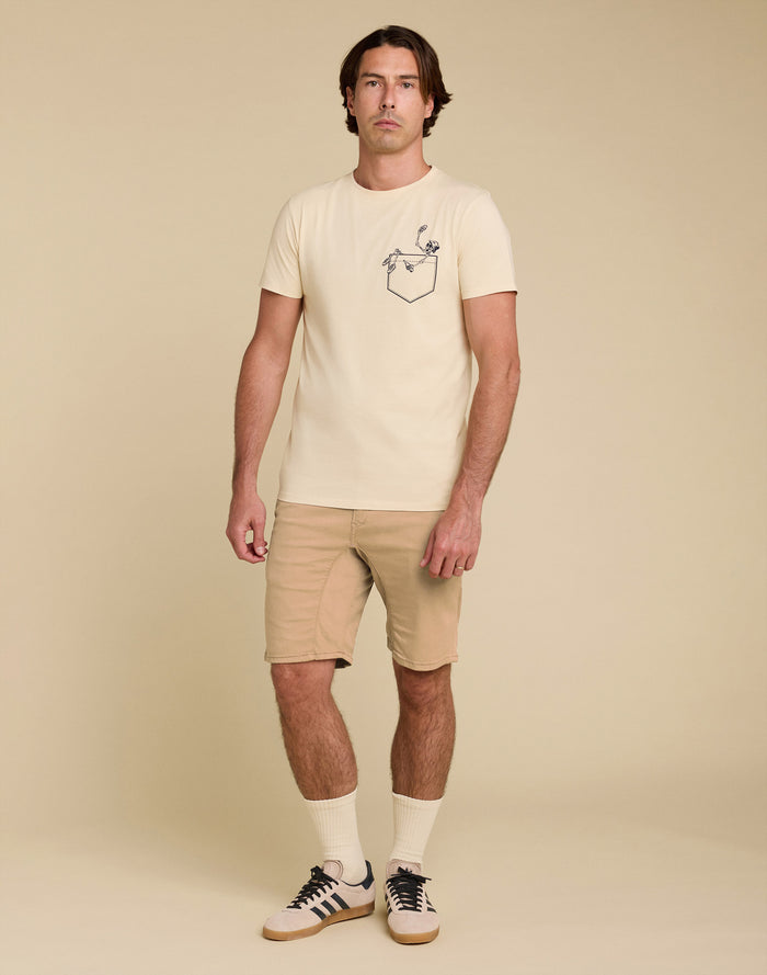 short chino biscotti PULLIN en tencel