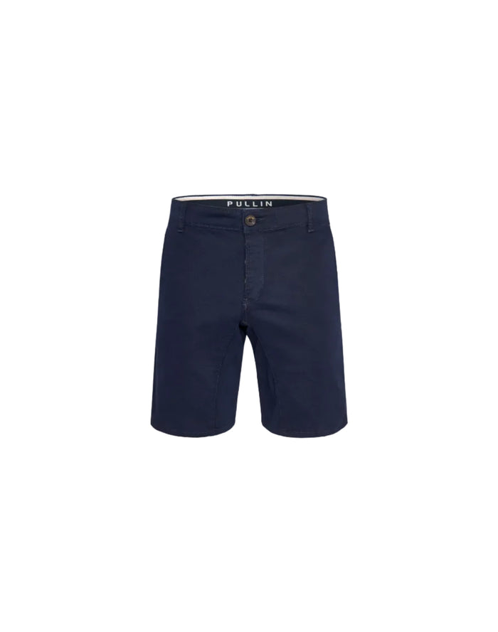 short chino indigo PULLIN en coton