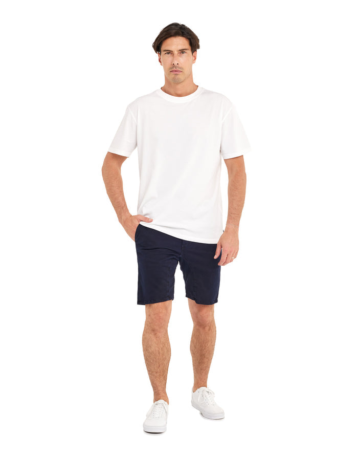 short chino indigo PULLIN en coton
