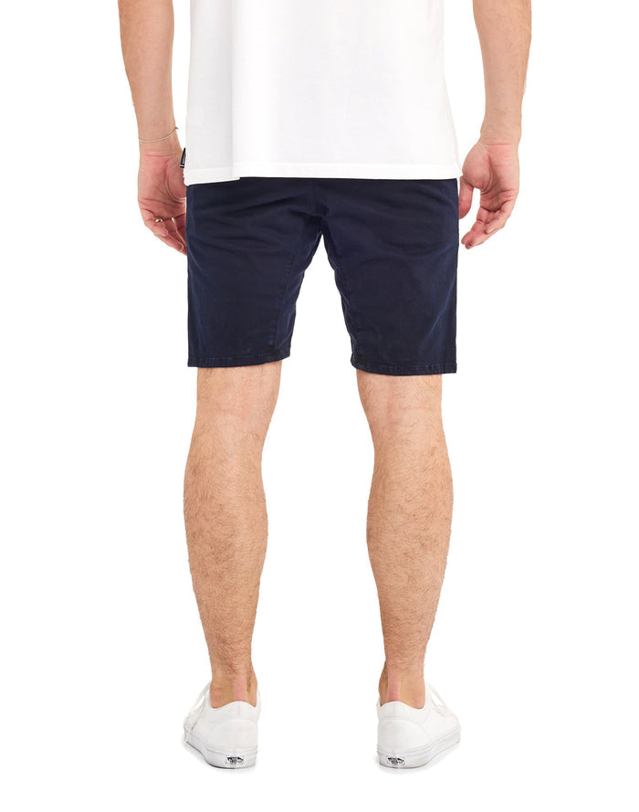 short chino indigo PULLIN en coton