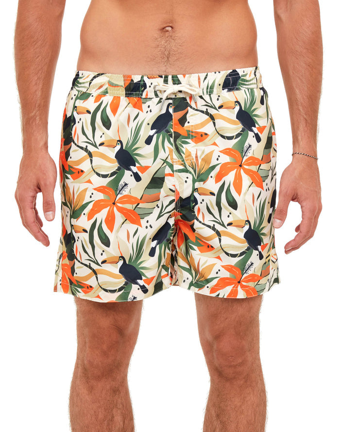 short de bain exotic PULLIN en polyester