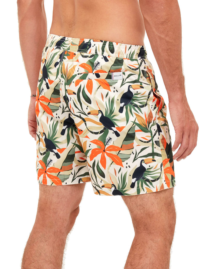 short de bain exotic PULLIN en polyester