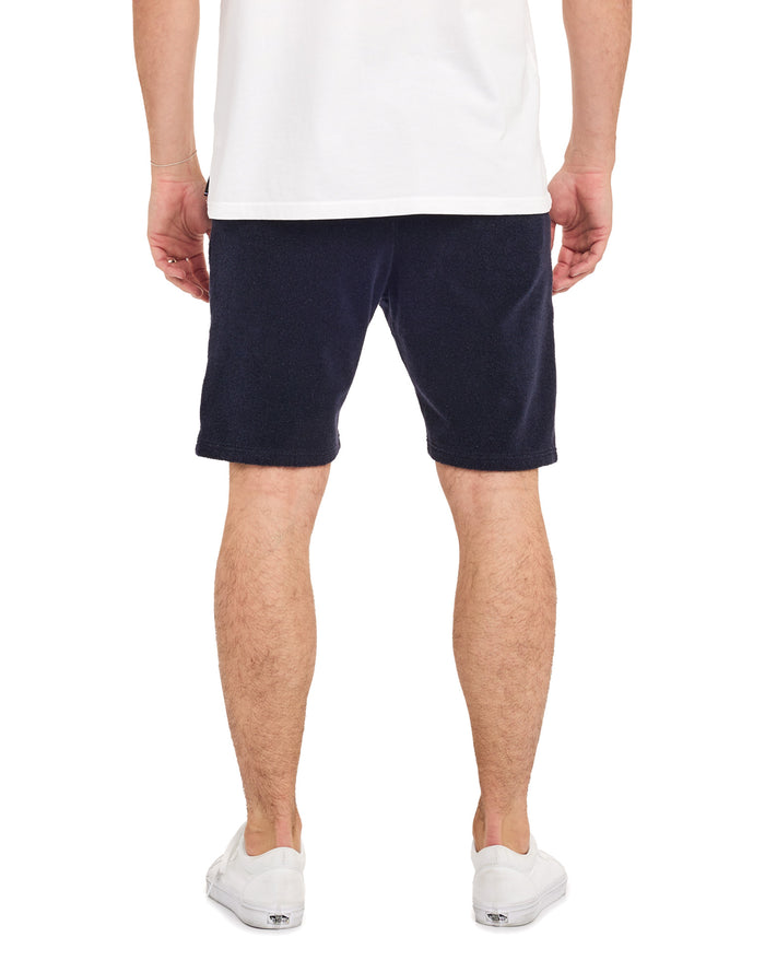 short joggging spongenavy PULLIN en coton