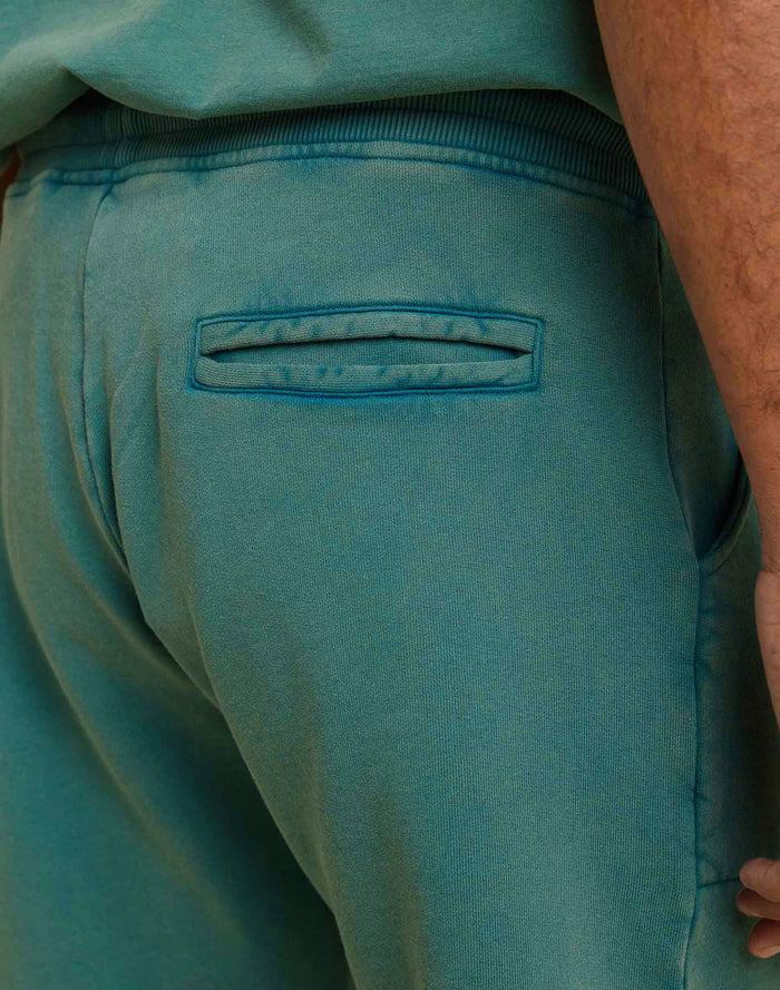 short jogging teal PULLIN en coton