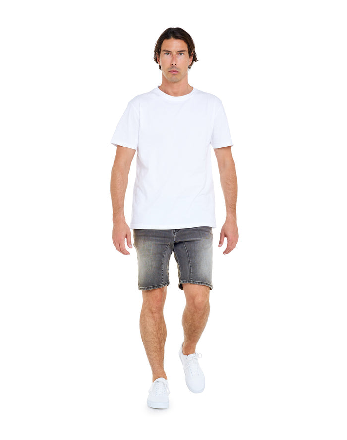 short straight ciment PULLIN en coton