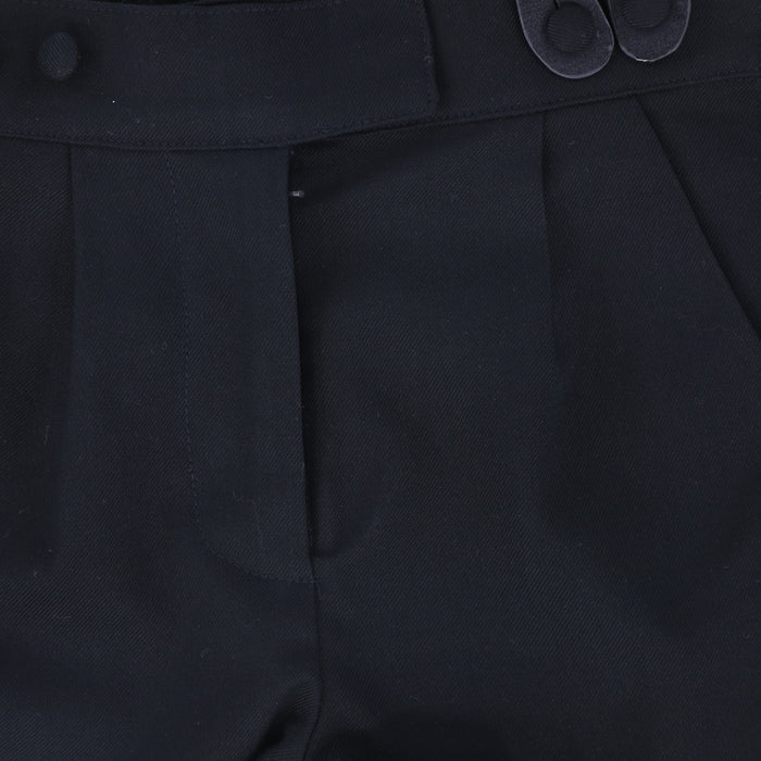 shorts double button suspender - navy