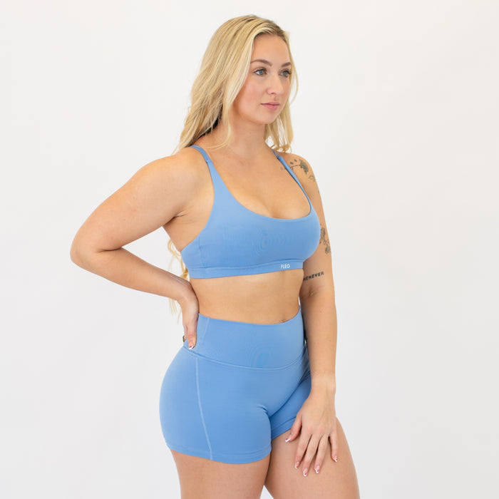 Sky Pop Sierra Sports Bra - Medium Support by FLEO - 4