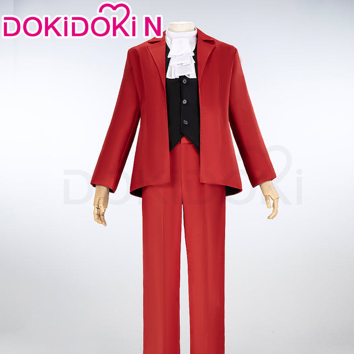 【Size S-2XL】DokiDoki-N Game Ace Attorney Cosplay Miles Edgeworth Costume
