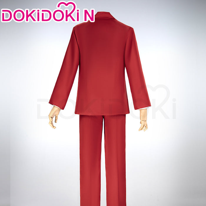 【Size S-2XL】DokiDoki-N Game Ace Attorney Cosplay Miles Edgeworth Costume