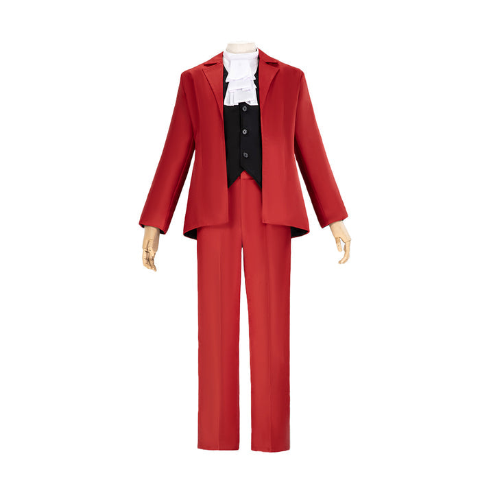 【Size S-2XL】DokiDoki-N Game Ace Attorney Cosplay Miles Edgeworth Costume