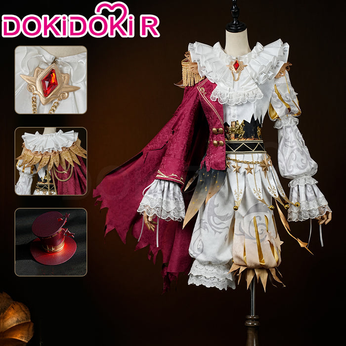 【Size S-3XL】DokiDoki-R Game Identity V Cosplay Mike Morto Costume Composer idv Hullabaloo Brightest Star