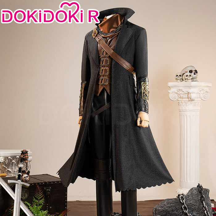 【Size XS-3XL】DokiDoki-R Game Cosplay Costume Black Hunter Suit