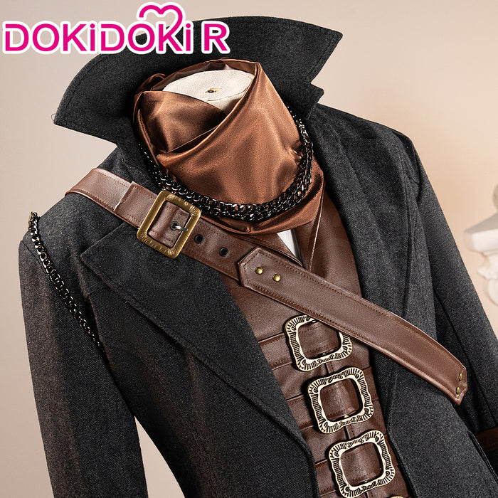 【Size XS-3XL】DokiDoki-R Game Cosplay Costume Black Hunter Suit