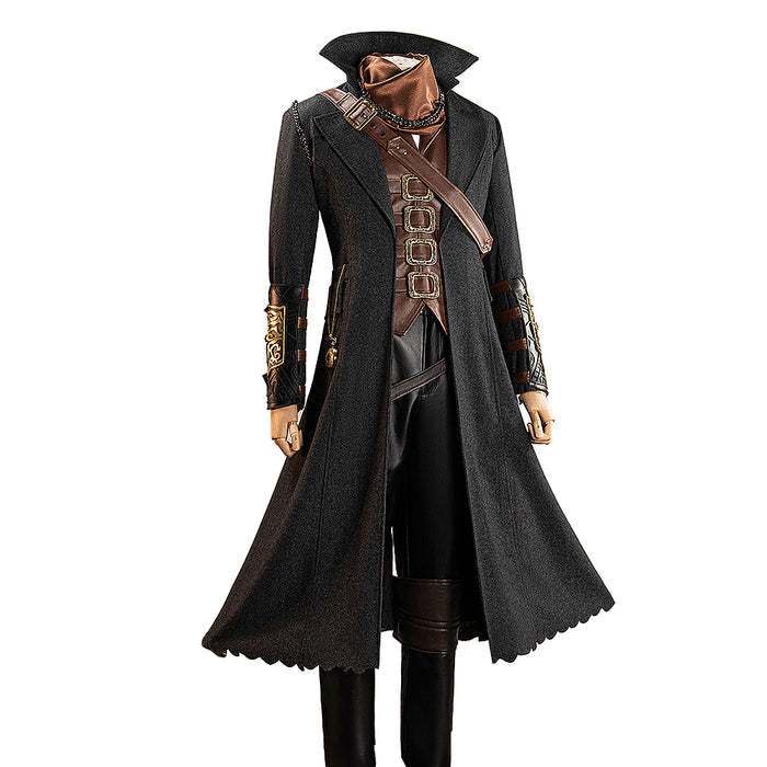 【Size XS-3XL】DokiDoki-R Game Cosplay Costume Black Hunter Suit