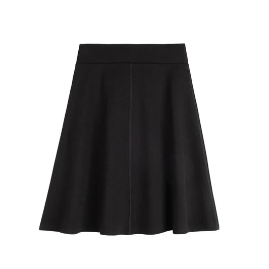 skirt ponte - black