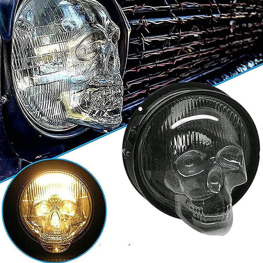 Skull Headlight Covers