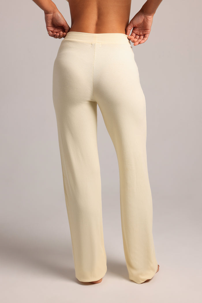 Slip on Straight-Leg Pants - Honeybutter