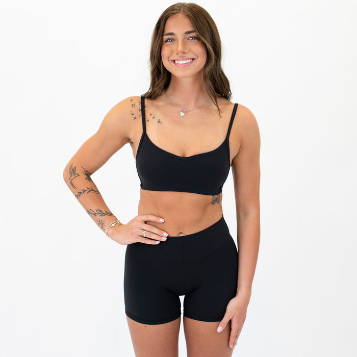 Black Revolve Sports Bra - Light Support
