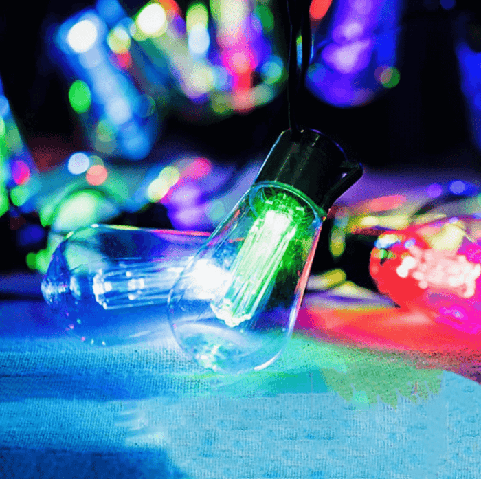 Solar Powered LED Outdoor String Lights