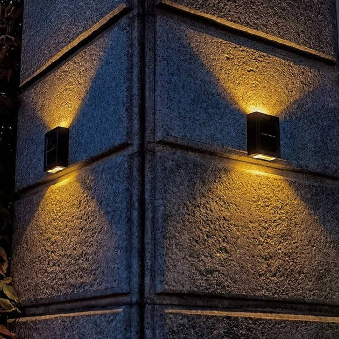 Solar Powered Outdoor Patio Wall Light