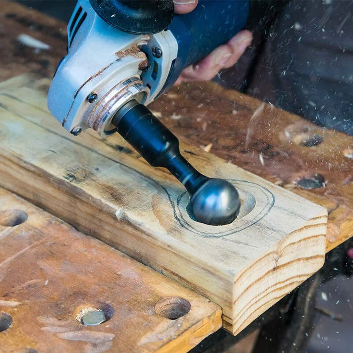 Spherical rotating burr