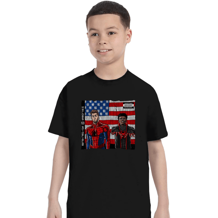 Shirts T-Shirts, Youth / XL / Black Spider-Verse