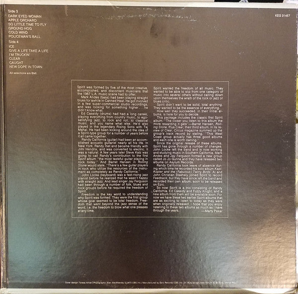 Spirit (8) - Spirit (LP) [US] 1st (Very Good Plus (VG+))