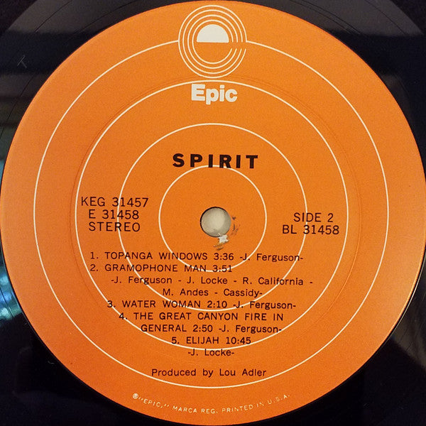 Spirit (8) - Spirit (LP) [US] 1st (Very Good Plus (VG+))