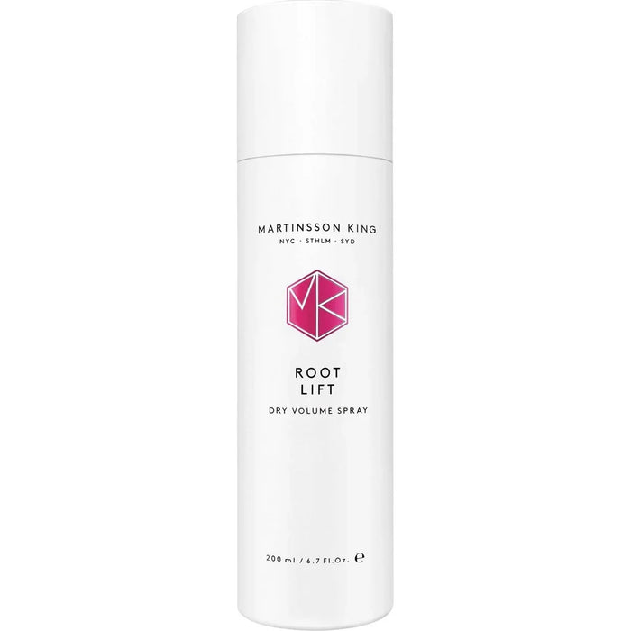 Martinsson King Root Lift Dry Volume Spray - Spray volumisant sec professionnel pour volume instantané à la racine - Texture légère - Flacon 200ml/6.7oz - Coiffage premium