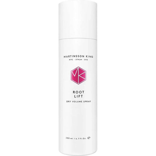 Martinsson King Root Lift Dry Volume Spray - Spray volumisant sec professionnel pour volume instantané à la racine - Texture légère - Flacon 200ml/6.7oz - Coiffage premium