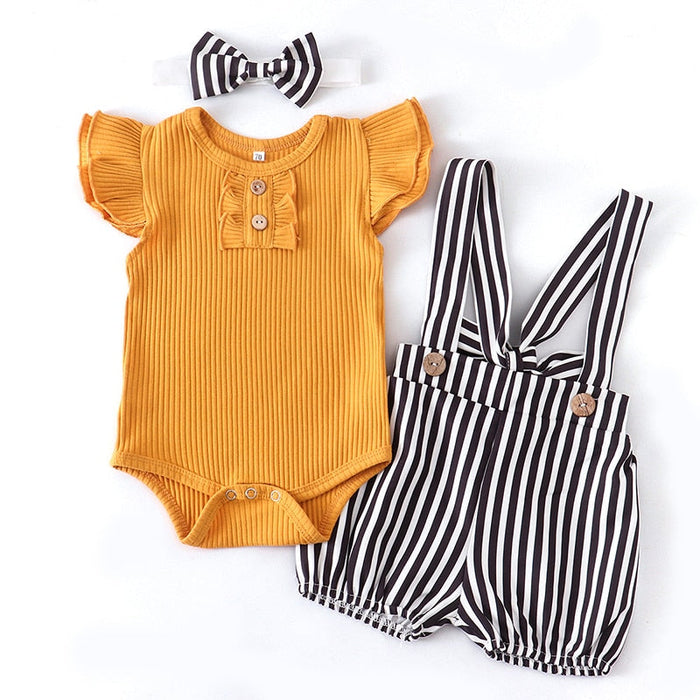 Spring Baby Outfit Set