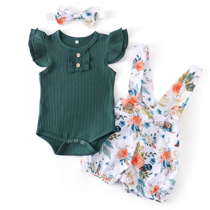 Spring Baby Outfit Set