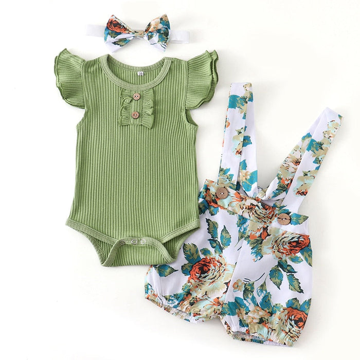 Spring Baby Outfit Set