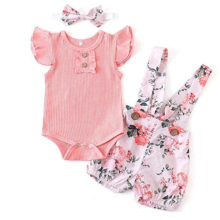 Spring Baby Outfit Set