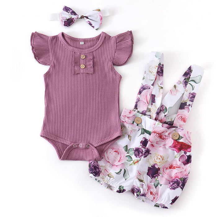 Spring Baby Outfit Set