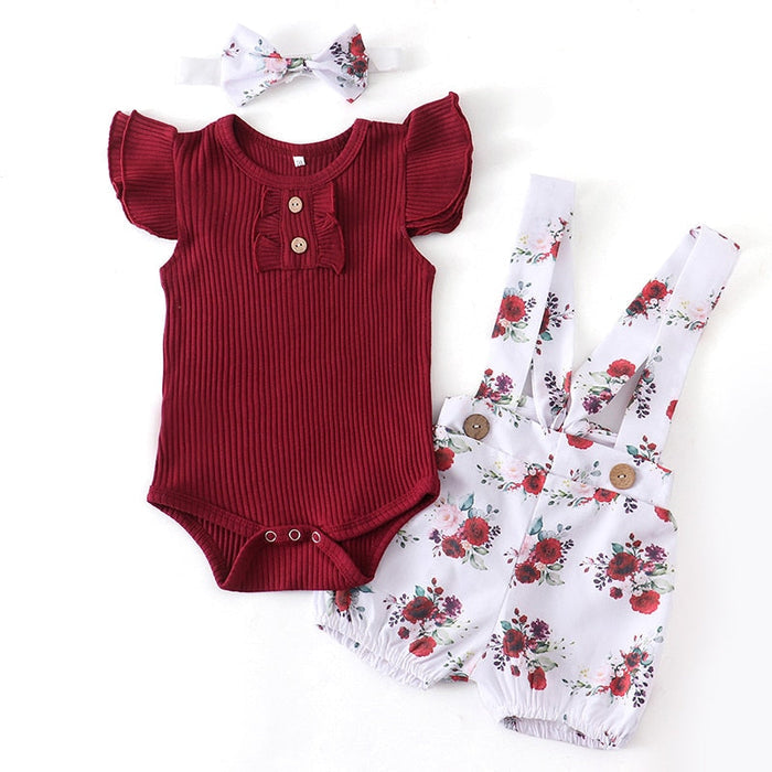 Spring Baby Outfit Set
